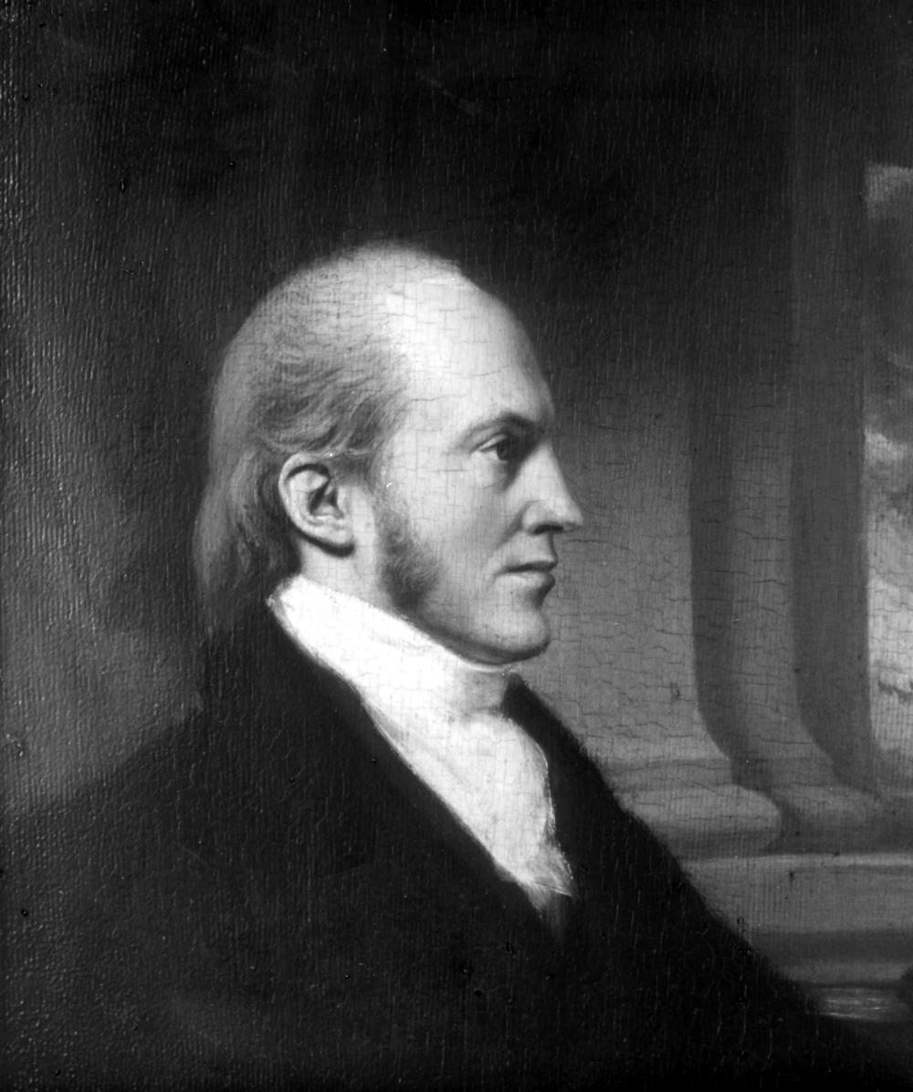 A Portrait of Aaron Burr (1756-1836), Lantern Slide Created in 1911 page 1