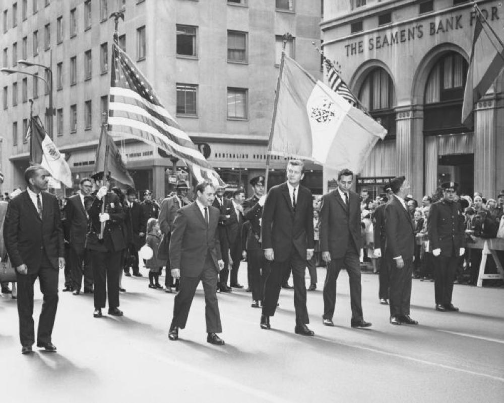 Herman Badillo, Mayor Lindsay and Transit Police, New York City, c. 1960s page 1