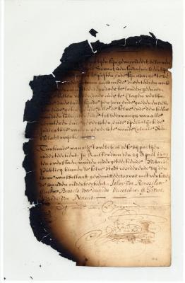 Commission of Gerrit Swart, Schout of Rensselaerswyck, April 24, 1652 thumbnail page 6