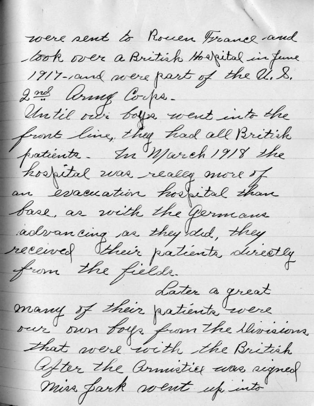 Louise Martha Jark, World War I Red Cross Nurse, Biography, c. 1919 page 2