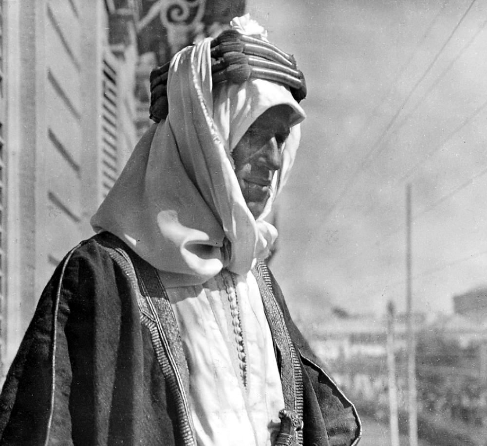 British Archaeologist T.E. Lawrence, Lawrence of Arabia, 1918 page 1