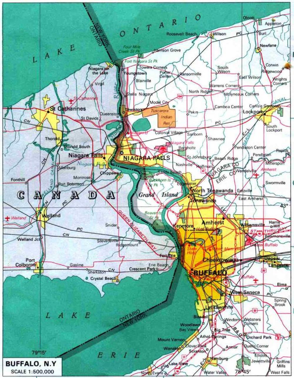 Map of Buffalo, New York, 1970 page 1