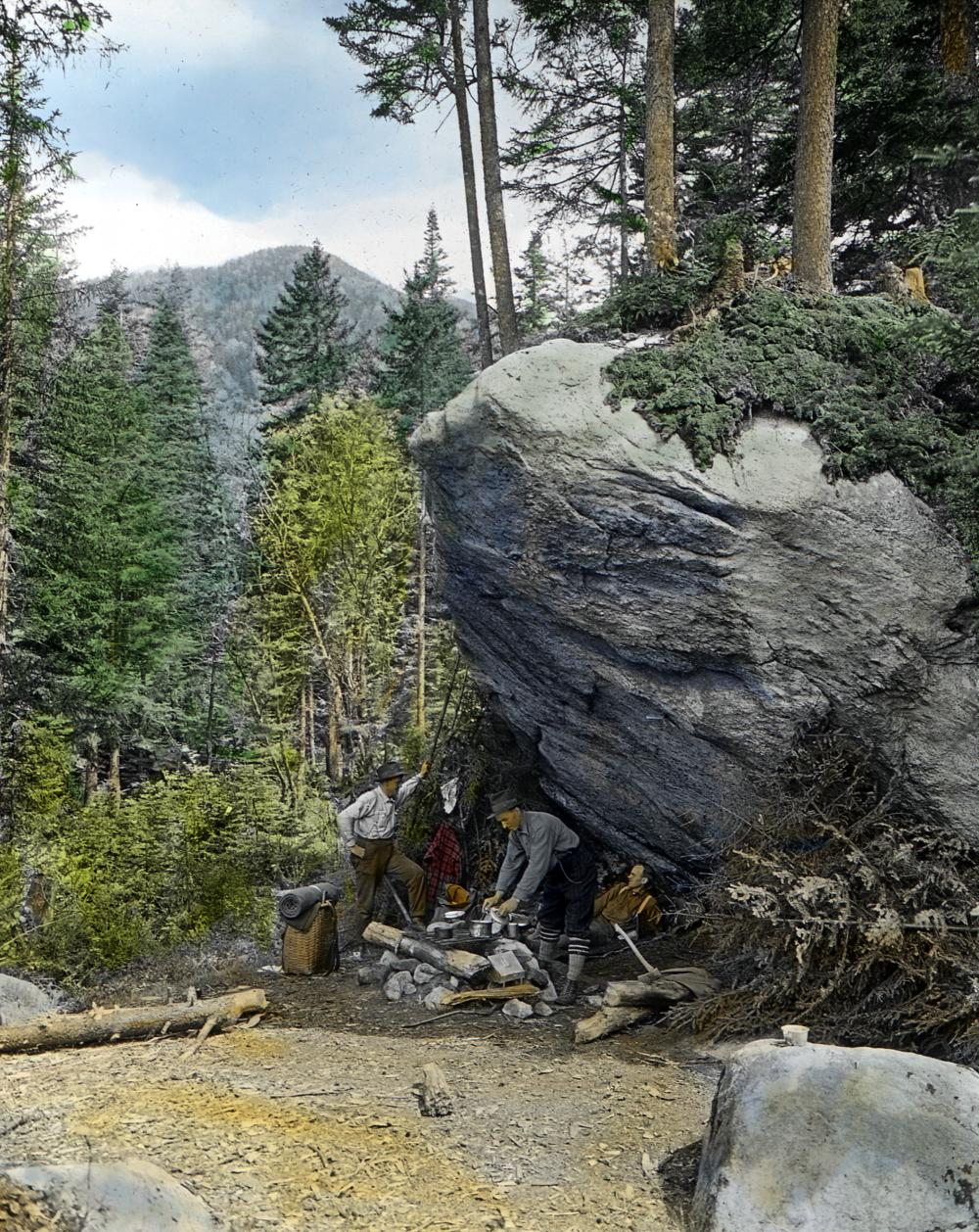 Slant Rock Camp on Mount Marcy, June 1920 page 1