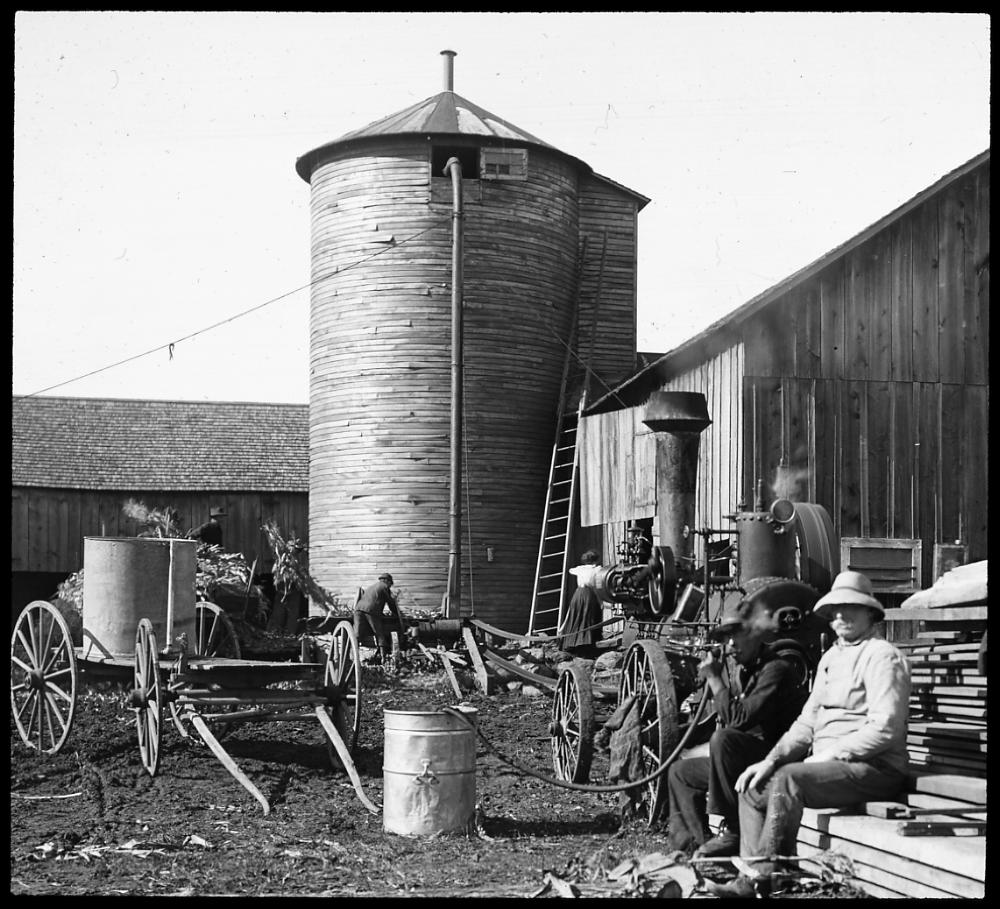 Filling a Silo, 1912 page 1