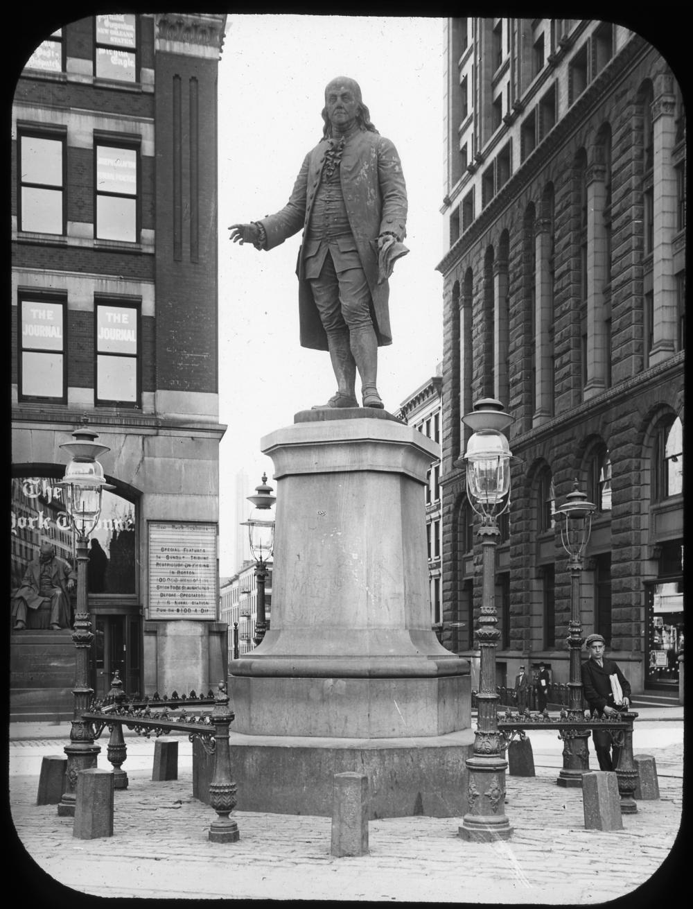 Benjamin Franklin Statue in New York City, 1872 page 1