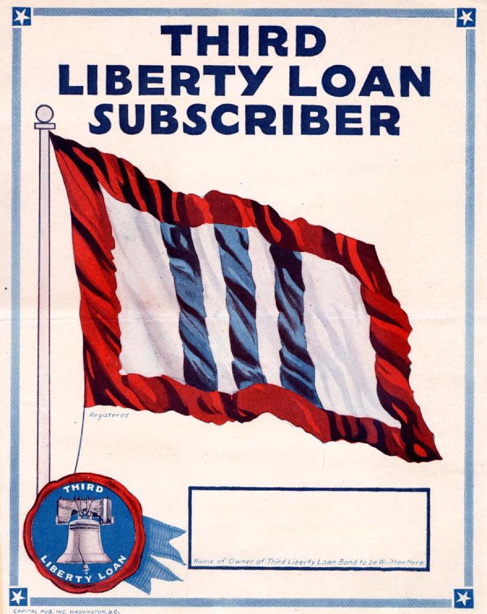 Third Liberty Loan Poster, 1918 page 1