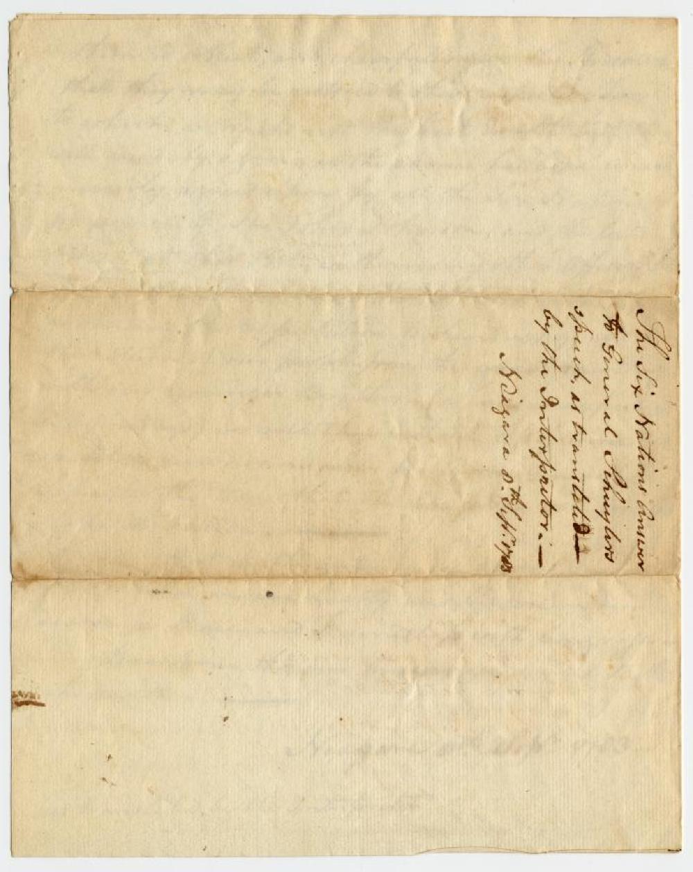 The Six Nations Answer General Schuyler's Speech,  September 8, 1783 page 3