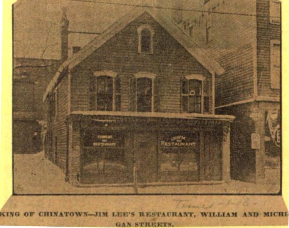 Jim Lee's Chinese Restaurant, Buffalo, New York, 1902 page 1