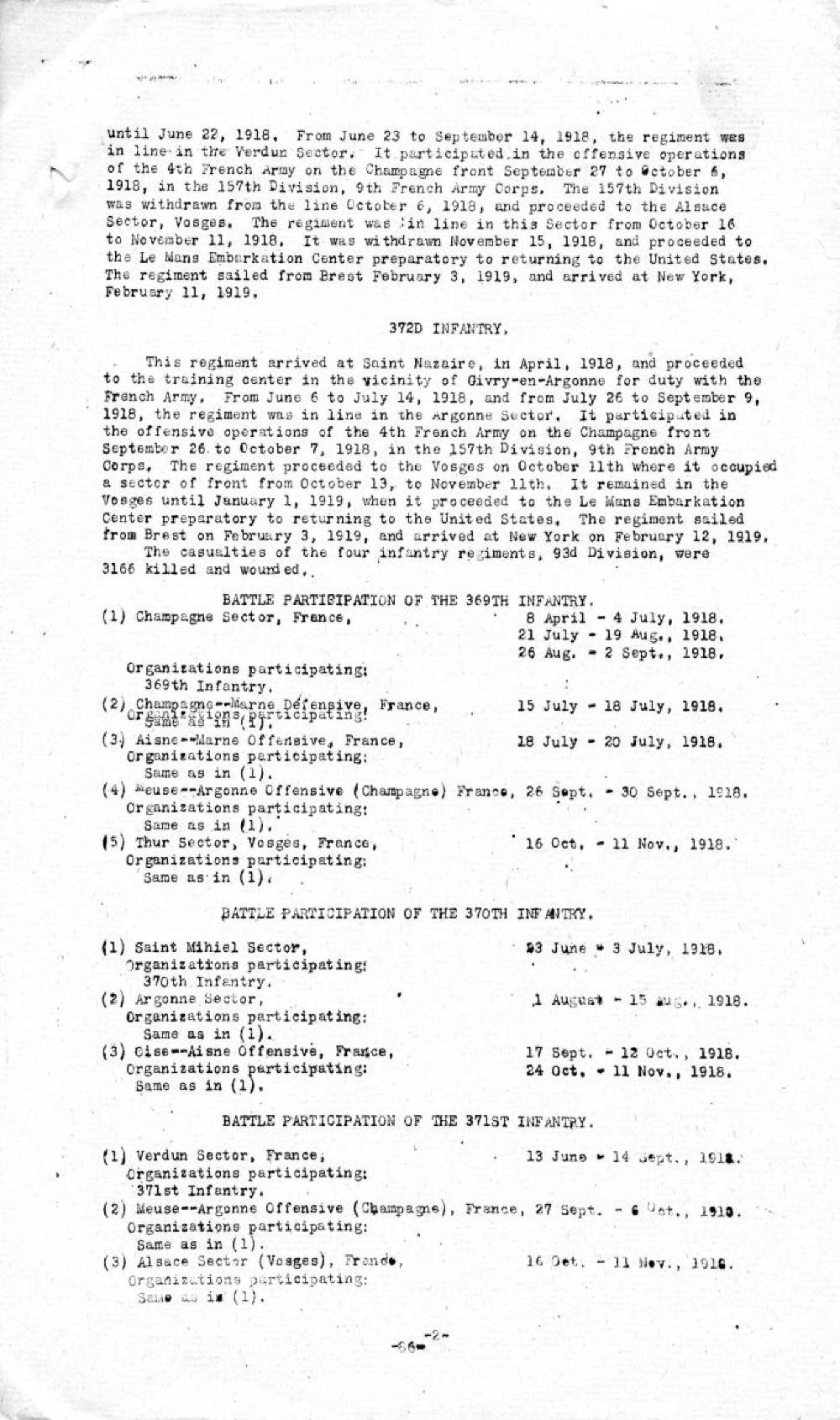 93rd Division Record, March 30, 1921 page 2