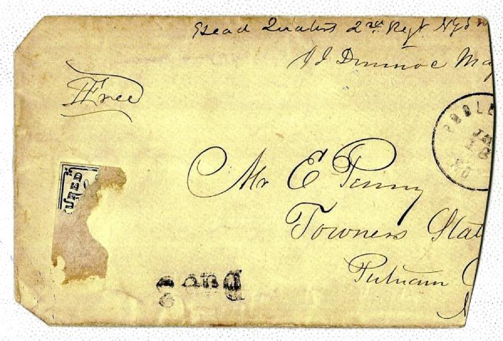 Letter from Alfred Penny to his parents; September 12, 1861 page 4