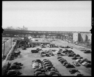 Load Long Island Commuter Train, Long Island City, Queens, 1947 in Main Document Viewer