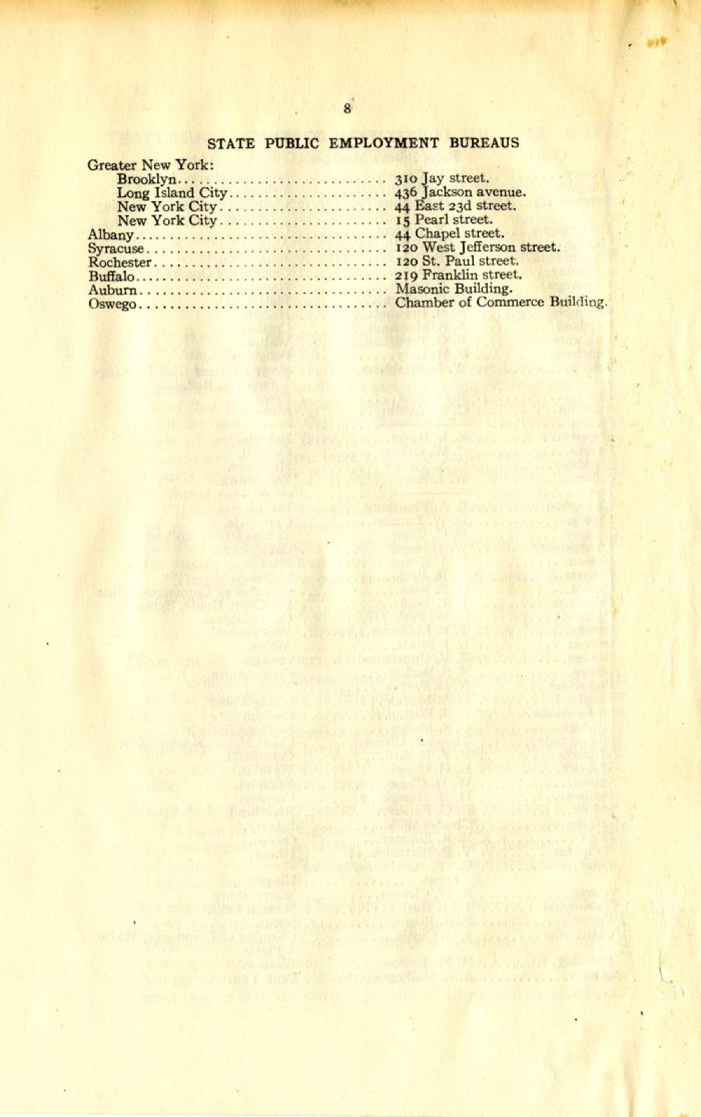 "New York State Boys' Working Reserve" Pamphlet, World War I, March 1918 page 7