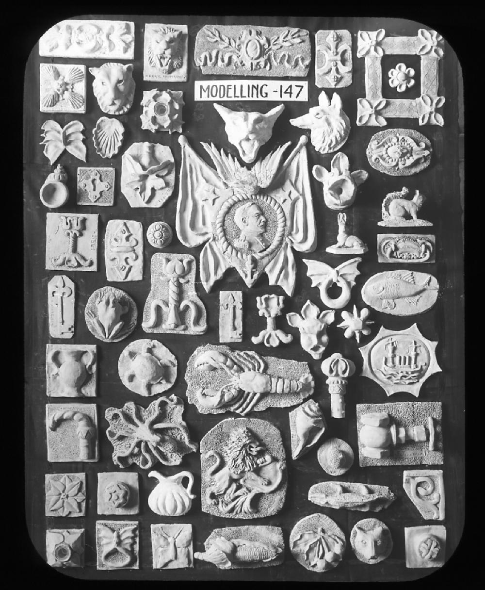 Clay Modeling Class Art Exhibit, New York City Public School #147, c. 1900 page 1